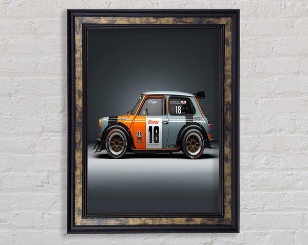 Mini Rally Framed Print