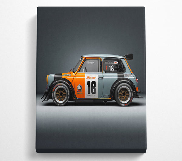  A Canvas Print of Mini Rally Canvas Wall Art