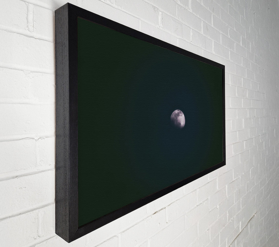  A Canvas Print of Pale Moon'S Embrace Canvas Print