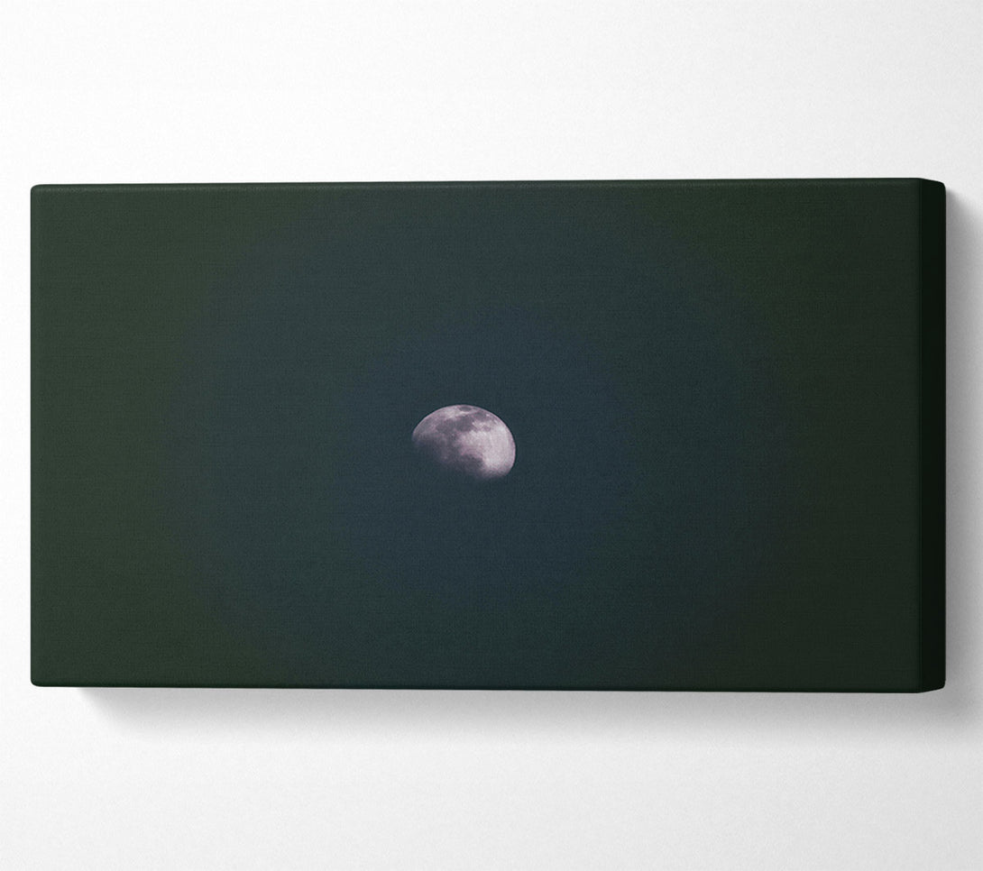  A Canvas Print of Pale Moon'S Embrace Canvas Print
