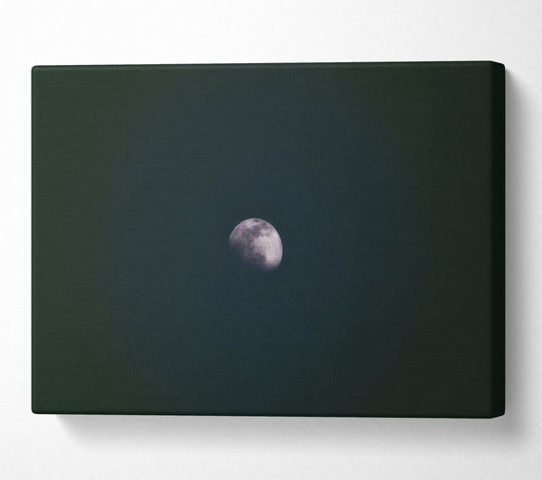  A Canvas Print of Pale Moon'S Embrace Canvas Print