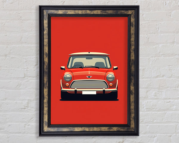 Mini Red Framed Print