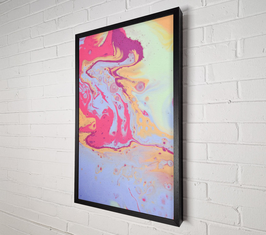  A Canvas Print of Lavender Swirls Of Pink Canvas Art