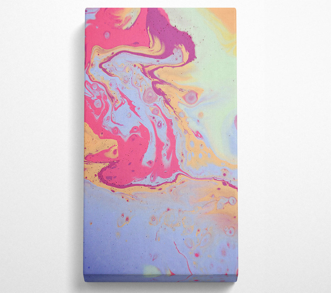  A Canvas Print of Lavender Swirls Of Pink Canvas Art