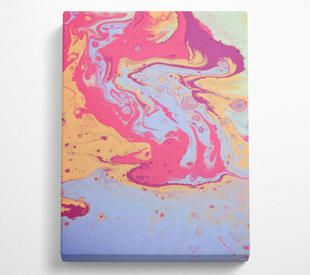  A Canvas Print of Pink Swirling Dreamscape Canvas Art