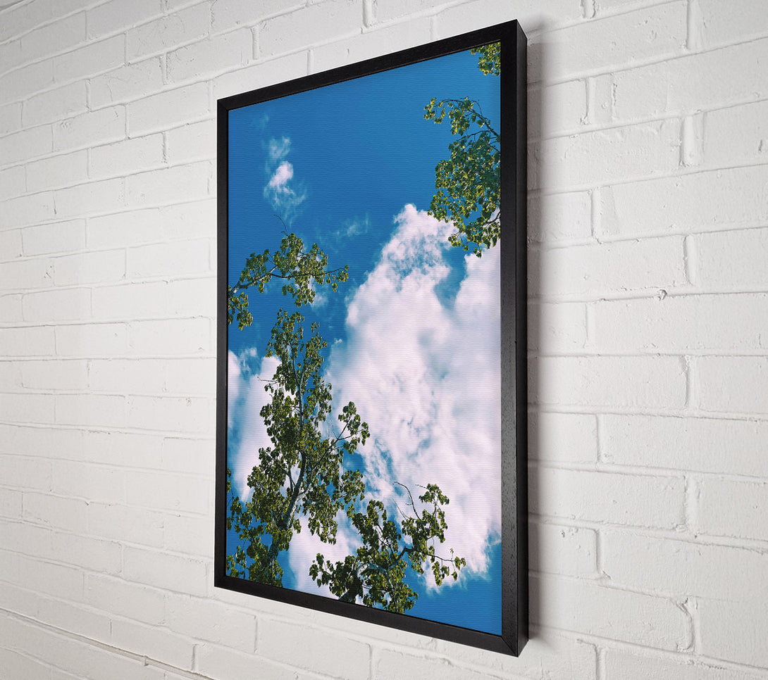  A Canvas Print of Azure Canopy Dreams Canvas Print
