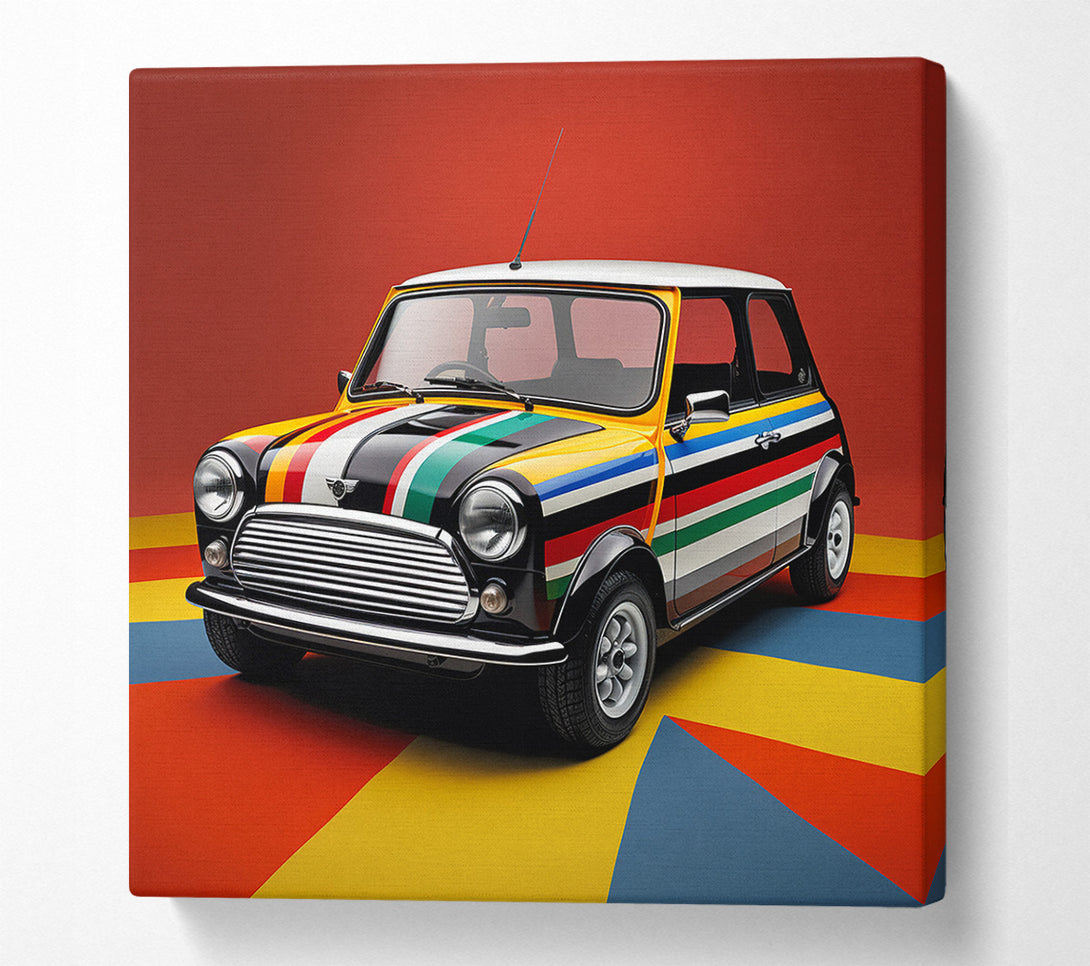  A Canvas Print of Mini Stripes Canvas Wall Art