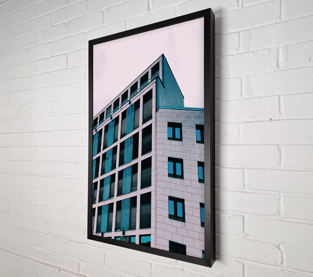  A Canvas Print of Blue Facade In The Sky Canvas Print