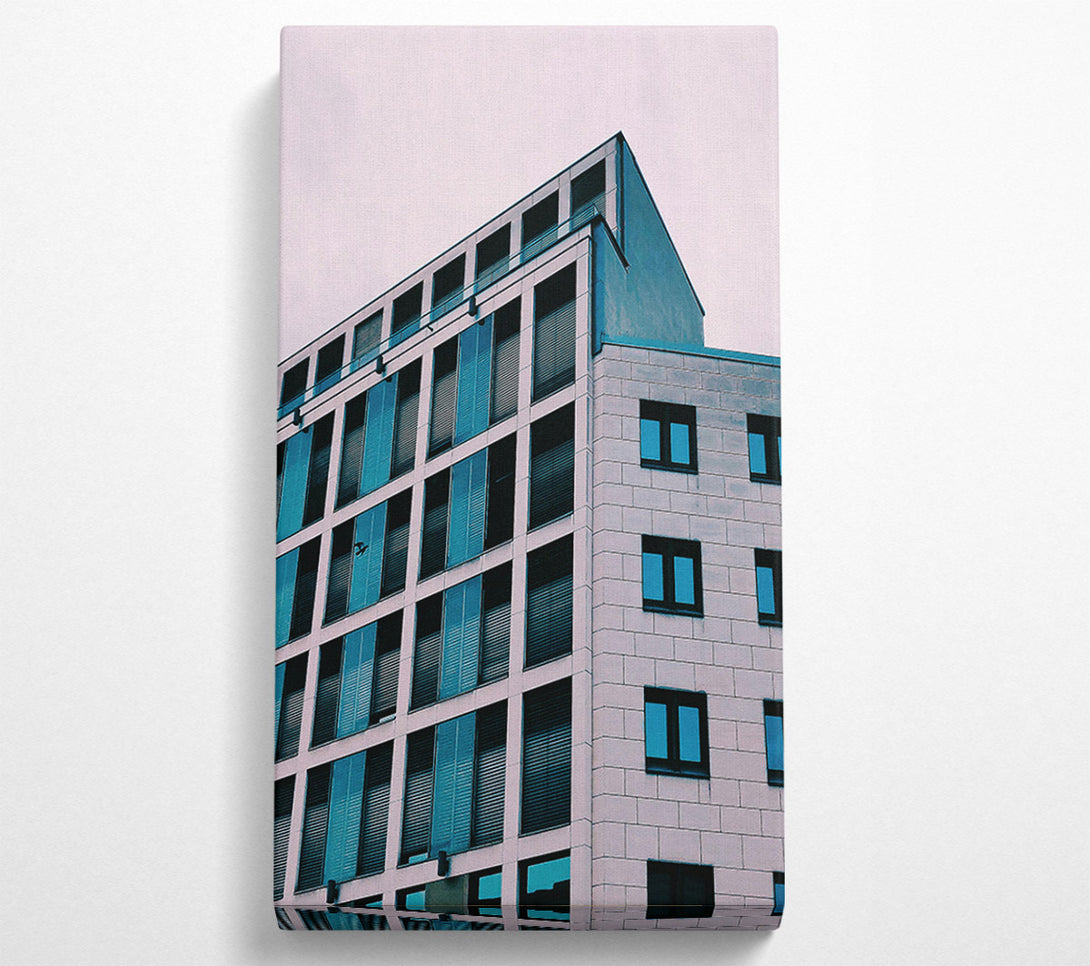  A Canvas Print of Blue Facade In The Sky Canvas Print