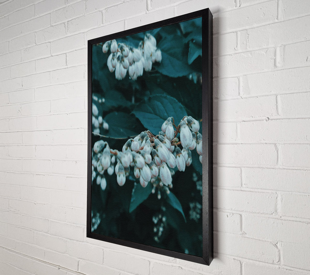  A Canvas Print of Teal Whispers Of Spring Canvas Wall Art
