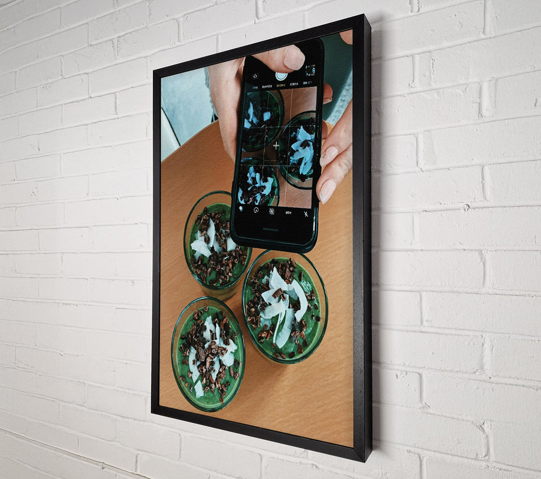  A Canvas Print of Green Coconut Delight Canvas Print