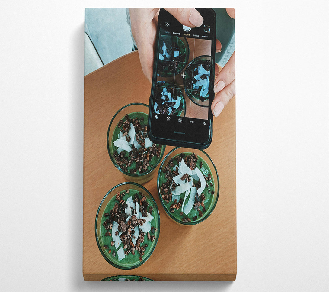  A Canvas Print of Green Coconut Delight Canvas Print