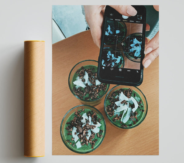 Green Coconut Delight Poster