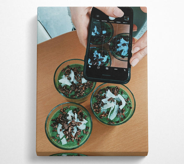  A Canvas Print of Green Coconut Delight Canvas Print