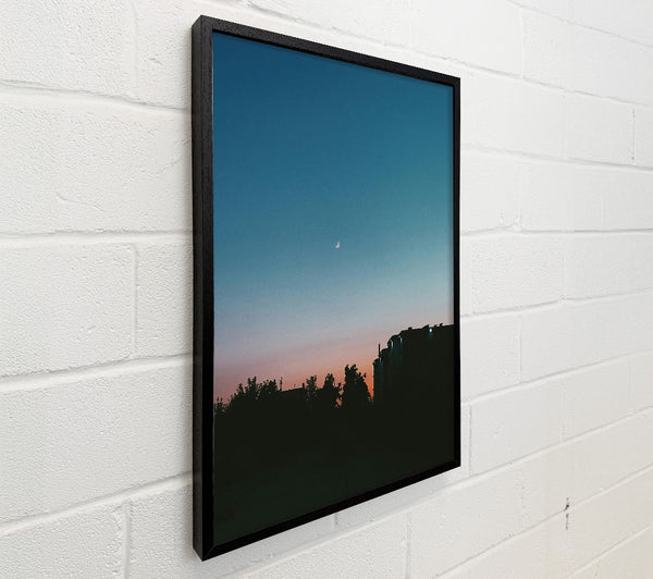 Pink And Blue Crescent