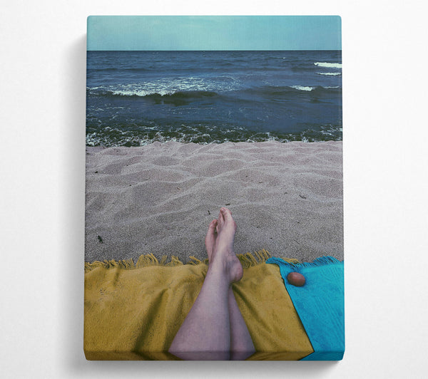  A Canvas Print of Blue Beach Daydream Canvas Wall Art