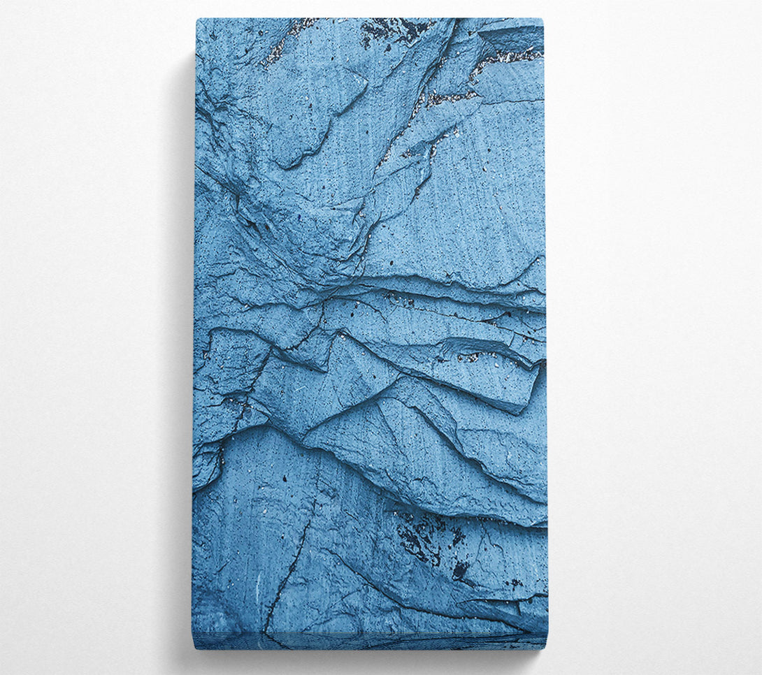  A Canvas Print of Layered Blue Stone. Canvas Print