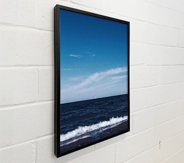 Azure Horizon Sailboat