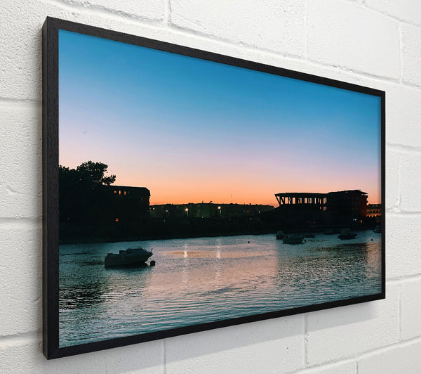 Orange Sunset Harbor