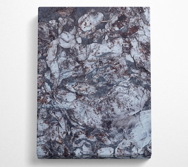  A Canvas Print of Stone'S Grey Embrace Canvas Print