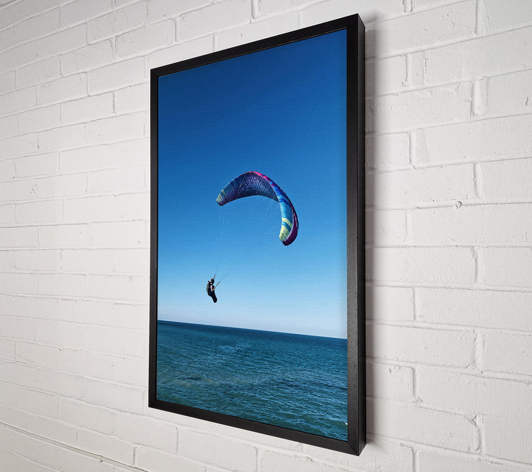  A Canvas Print of Blue Sky Parachute Flight Canvas Art