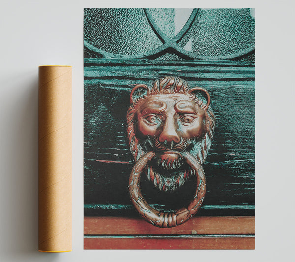 Copper Lion'S Gate Giclee Print