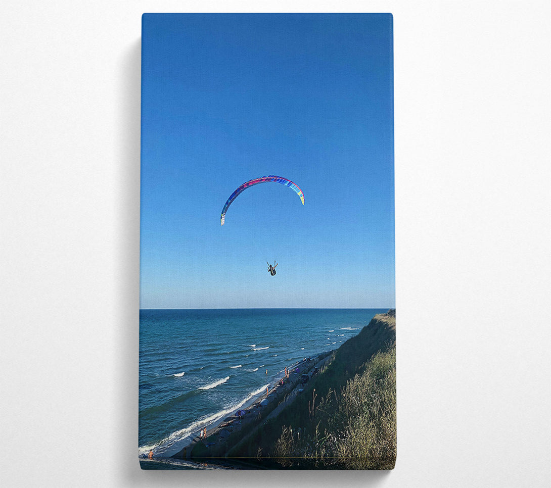  A Canvas Print of Blue Sky Paraglider Canvas Wall Art