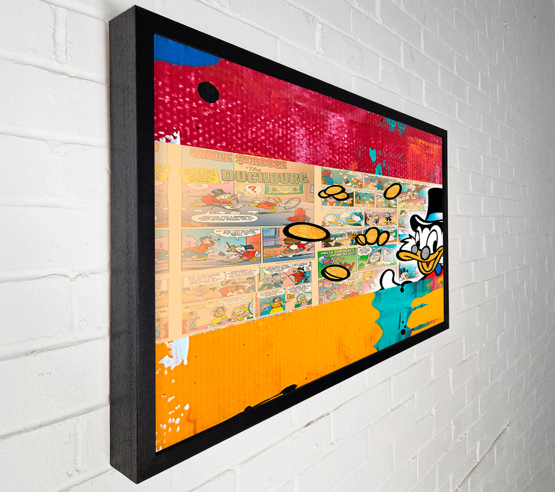  A Canvas Print of Money Bag Duck Canvas Art