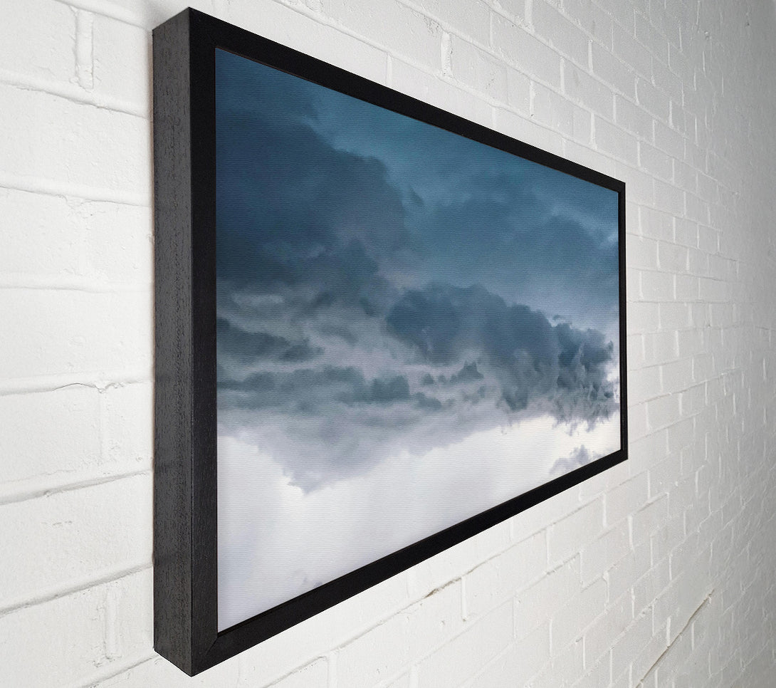  A Canvas Print of Grey Storm Clouds Canvas Art