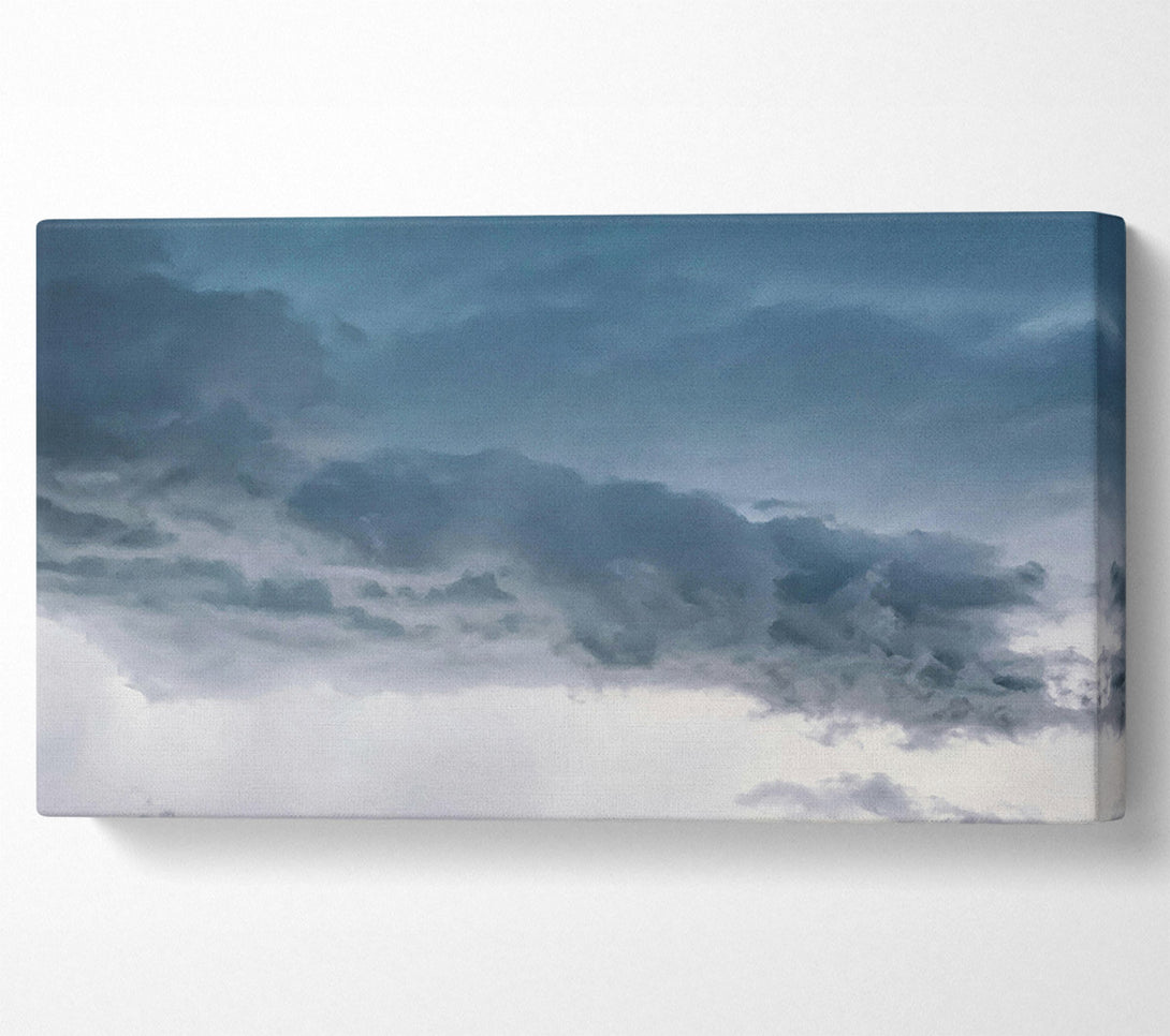  A Canvas Print of Grey Storm Clouds Canvas Art