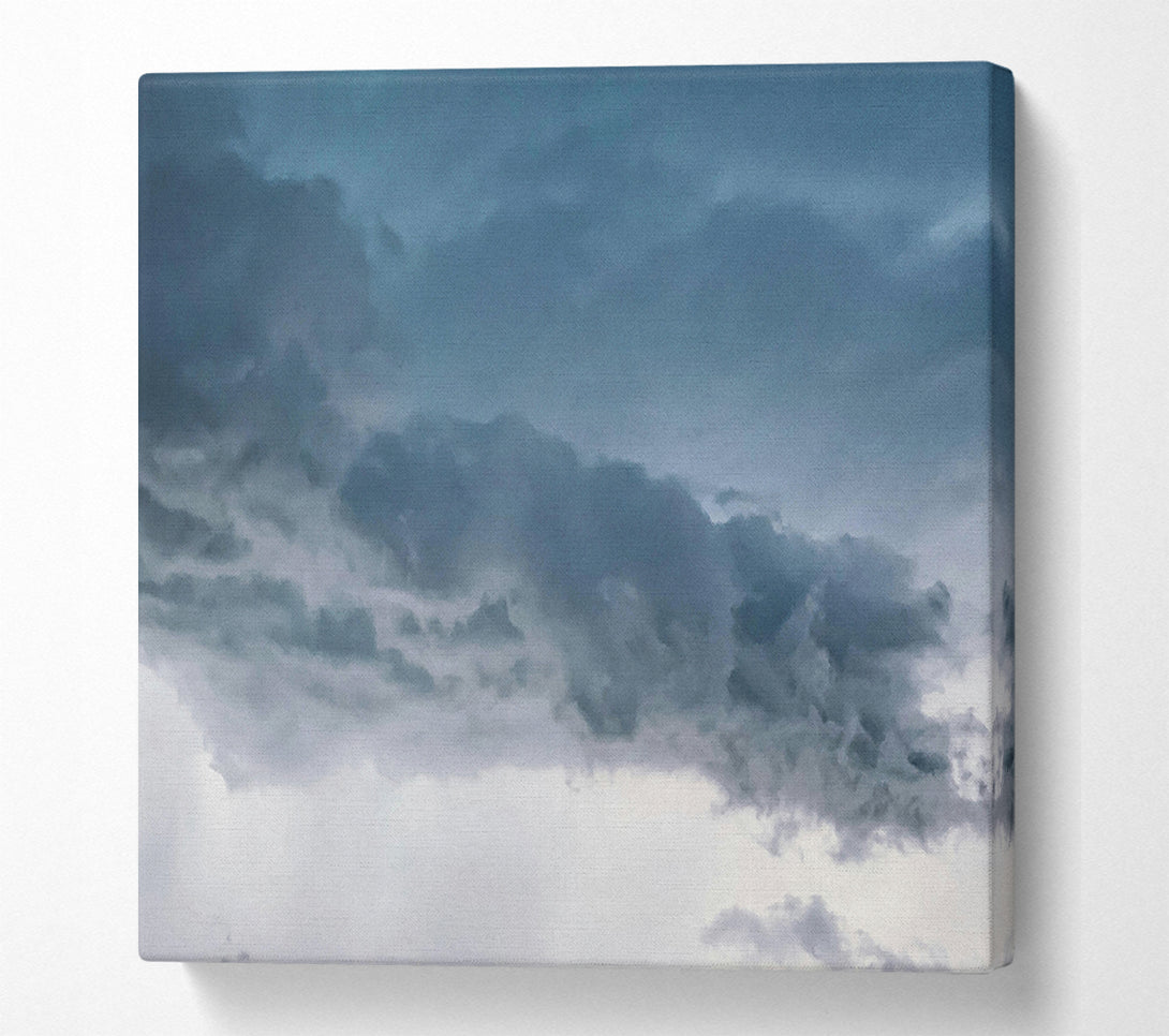  A Canvas Print of Grey Storm Clouds Canvas Art