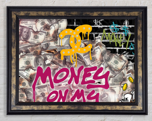 Money On My Mind Scrooge Framed Print