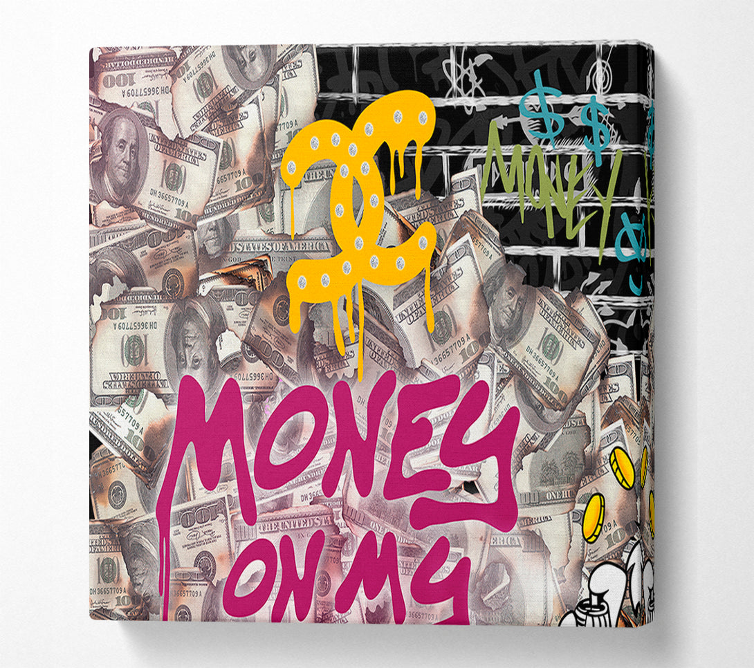  A Canvas Print of Money On My Mind Scrooge Canvas Wall Art