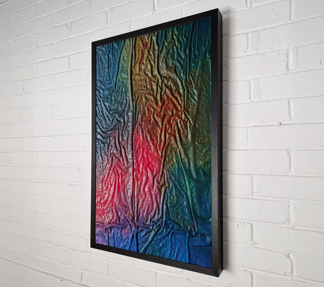  A Canvas Print of The Red Wrinkles Canvas Wall Art