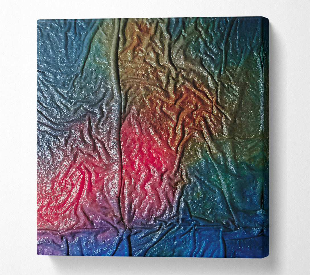  A Canvas Print of The Red Wrinkles Canvas Wall Art