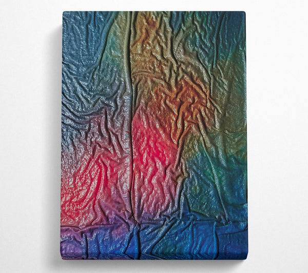  A Canvas Print of The Red Wrinkles Canvas Wall Art
