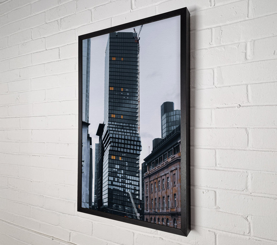  A Canvas Print of Black Tower Reflections Canvas Print