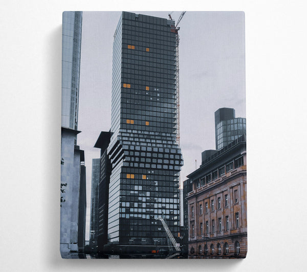  A Canvas Print of Black Tower Reflections Canvas Print