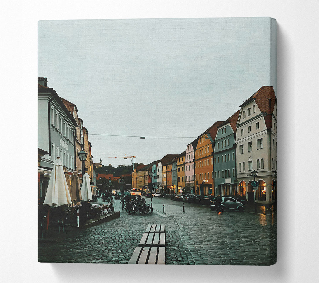  A Canvas Print of Grey Day In The City Canvas Art