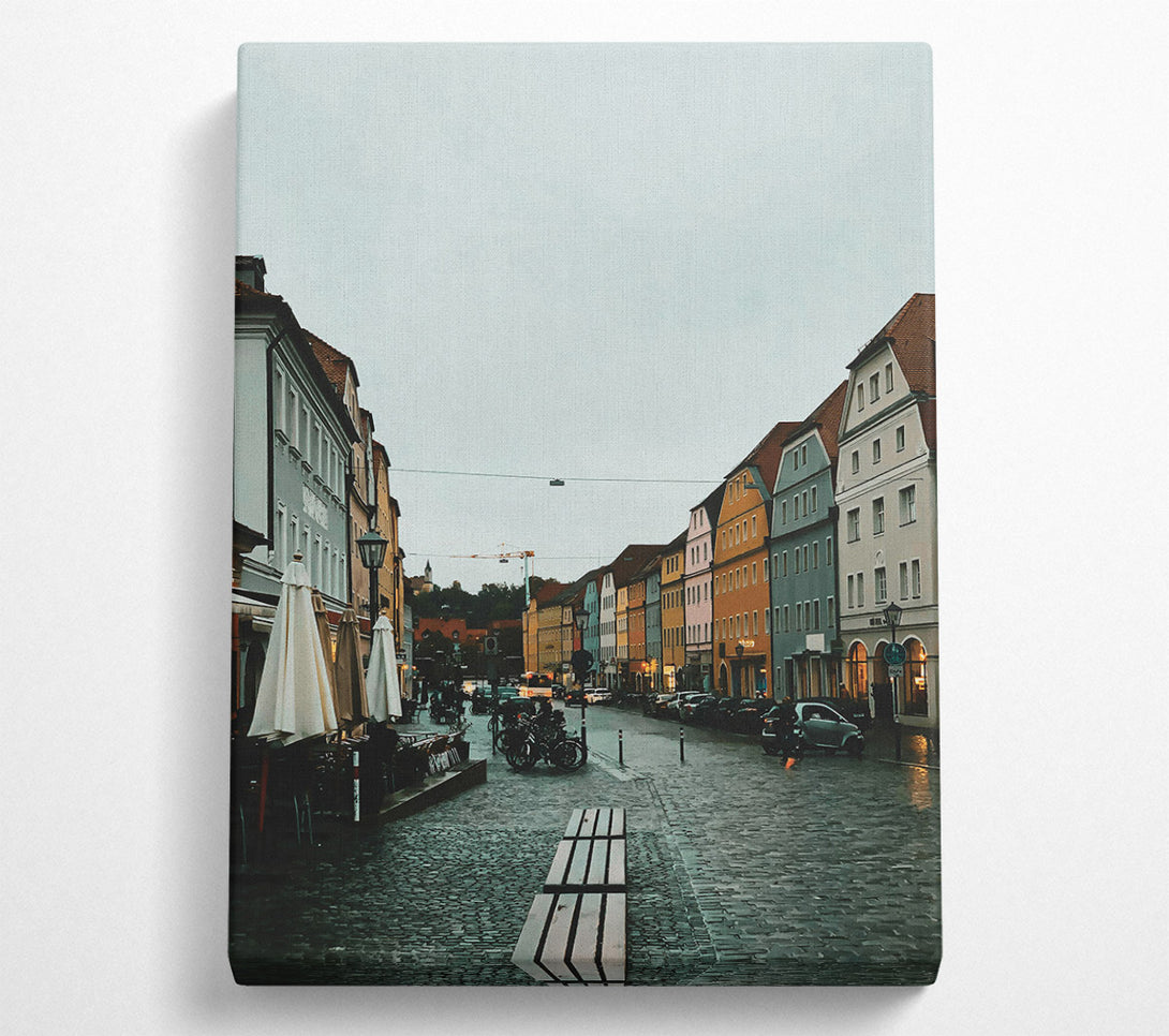  A Canvas Print of Grey Day In The City Canvas Art