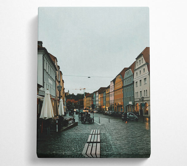  A Canvas Print of Grey Day In The City Canvas Art