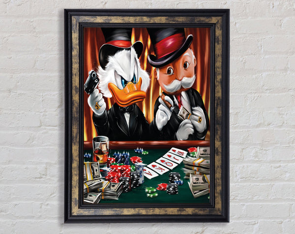 Monopoly Duck Framed Print