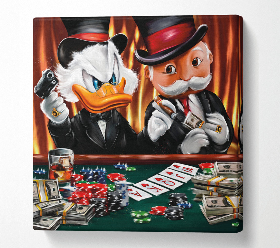 A Canvas Print of Monopoly Duck Canvas Art