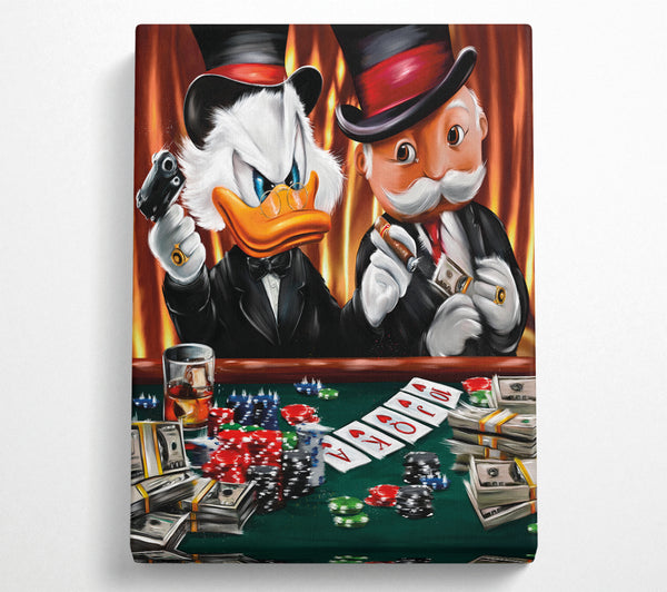 A Canvas Print of Monopoly Duck Canvas Art