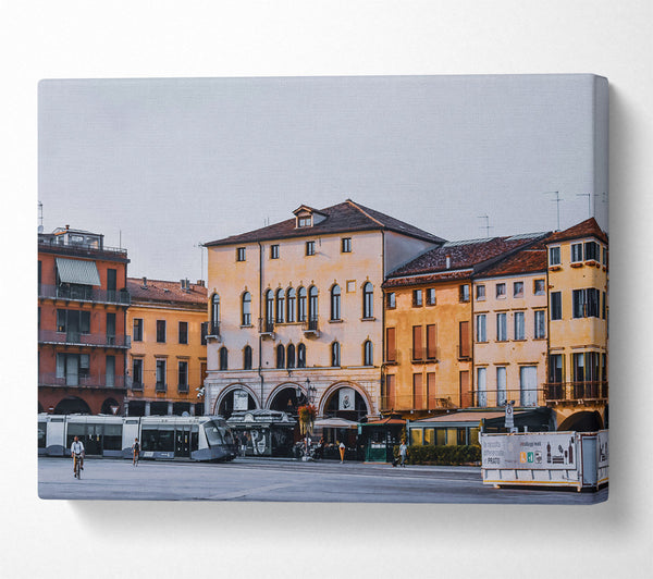  A Canvas Print of Golden Italian Square Canvas Art