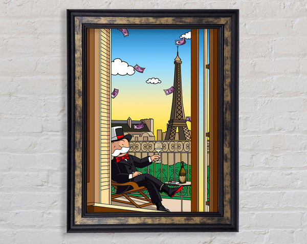 Monopoly France Framed Print