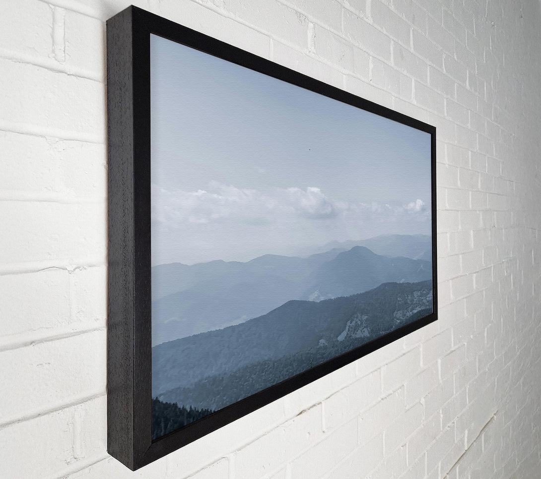  A Canvas Print of Blue Mountain Haze Canvas Print