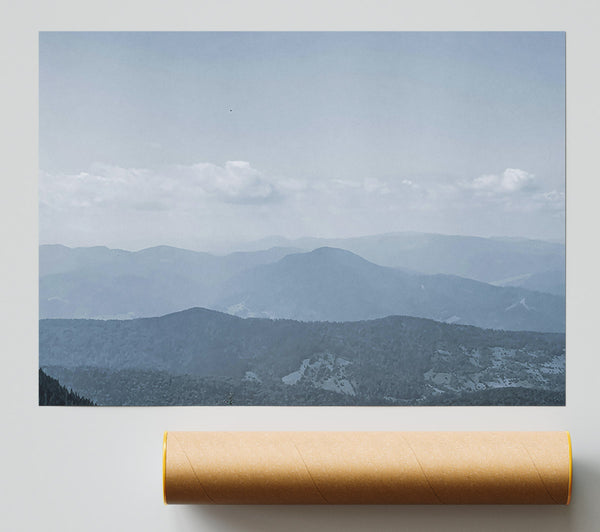 Blue Mountain Haze Print