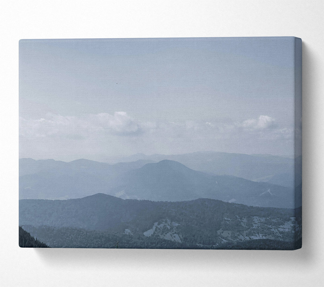  A Canvas Print of Blue Mountain Haze Canvas Print