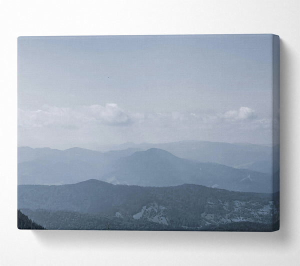  A Canvas Print of Blue Mountain Haze Canvas Print